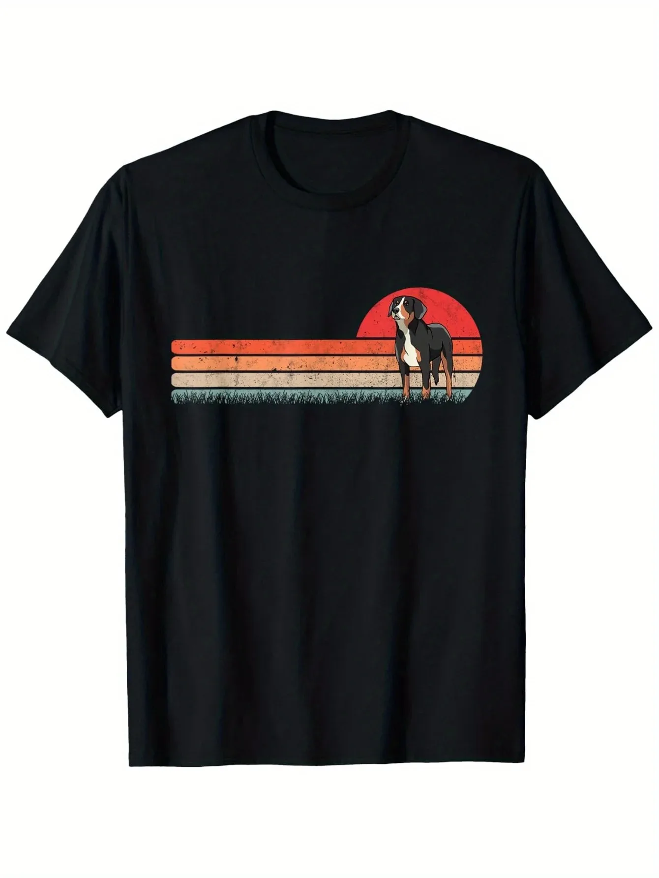 Retro Swiss Mountain Dog T-Shirt - 100% Cotton S-XXXL, Black/Red/White Dog Lover Tee
Retro Swiss Mountain Dog T-Shirt - 100% Cotton S-XXXL, Black/Red/White Dog Lover Tee