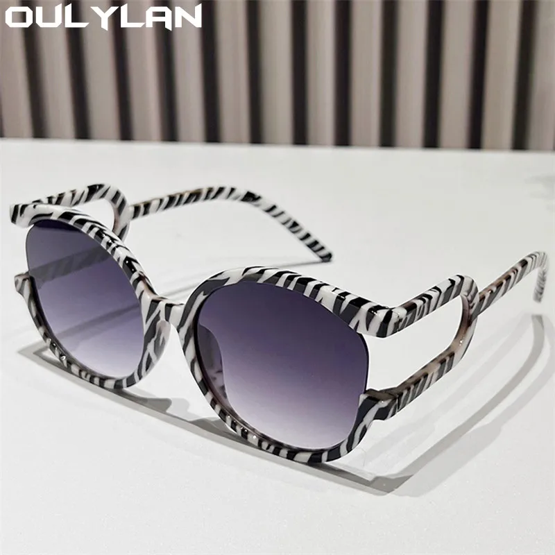 Oulylan Big Frame Gradient Sunglases For Women Oversized Y2K Sun Glasses Luxury Brand Designer White Pink Eyewear UV400 Mirror
Oulylan Big Frame Gradient Sunglases For Women Oversized Y2K Sun Glasses Luxury Brand Designer White Pink Eyewear UV400 Mirror