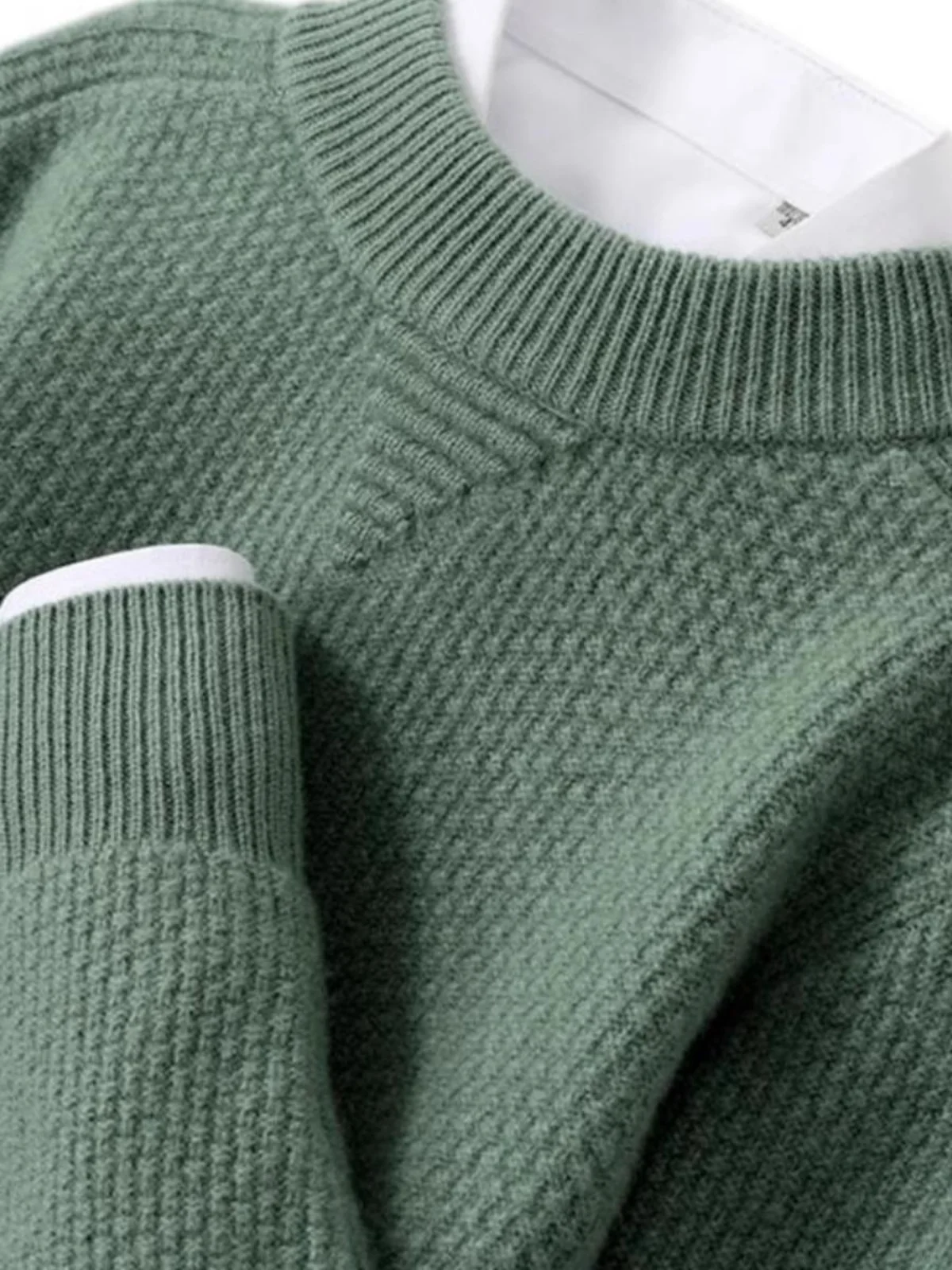 Spring 00 Pure Wool Knitted Sweater Men's Thiened Warm Casual Woolen irt Youth Faionable Base Layer f High Collar
Spring 00 Pure Wool Knitted Sweater Men's Thiened Warm Casual Woolen irt Youth Faionable Base Layer f High Collar