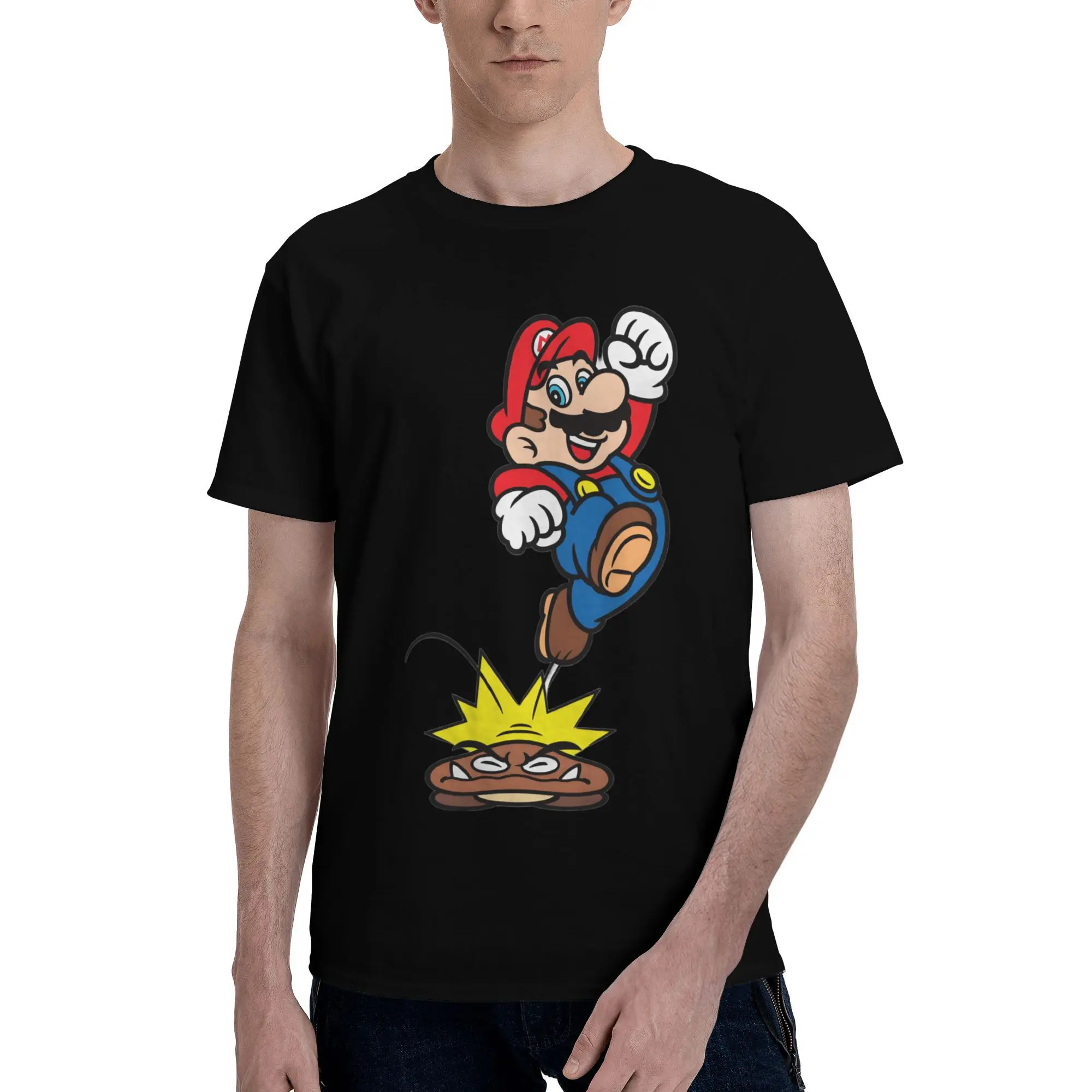 Custom M-Marioed Men T Shirt Pre-shrunk Cotton Tees Funny Cartoon Tshirt Short Sleeve Fashion T-shirt Clothing
Custom M-Marioed Men T Shirt Pre-shrunk Cotton Tees Funny Cartoon Tshirt Short Sleeve Fashion T-shirt Clothing