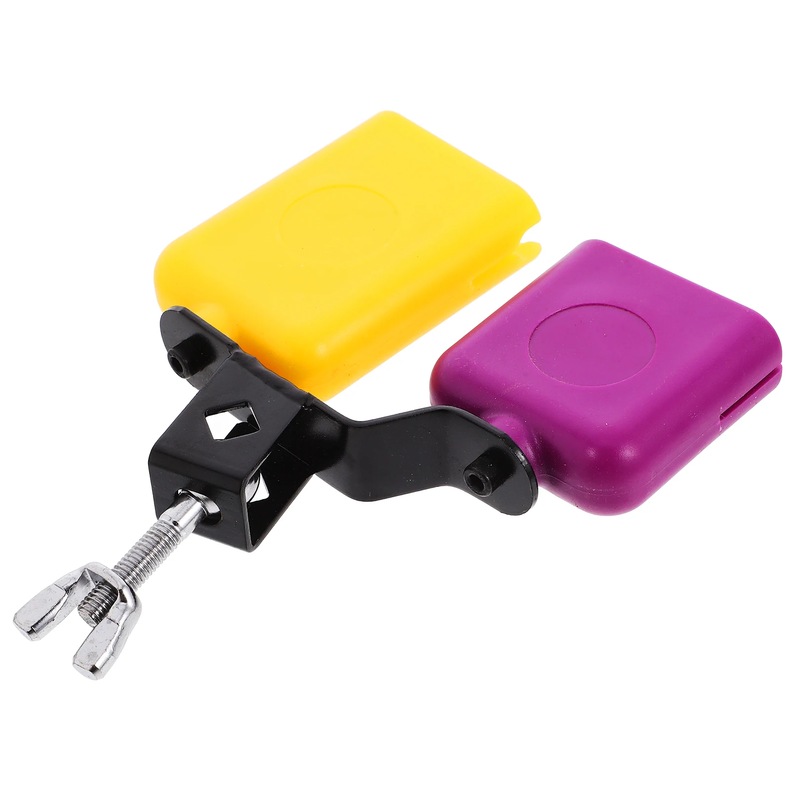 High Low Tone Cowbell Wooden Fish Bangzi Metal Bells Hand Percussion Instrument Drum Set Accessory Yellow Purple Color Two Tone
High Low Tone Cowbell Wooden Fish Bangzi Metal Bells Hand Percussion Instrument Drum Set Accessory Yellow Purple Color Two Tone
