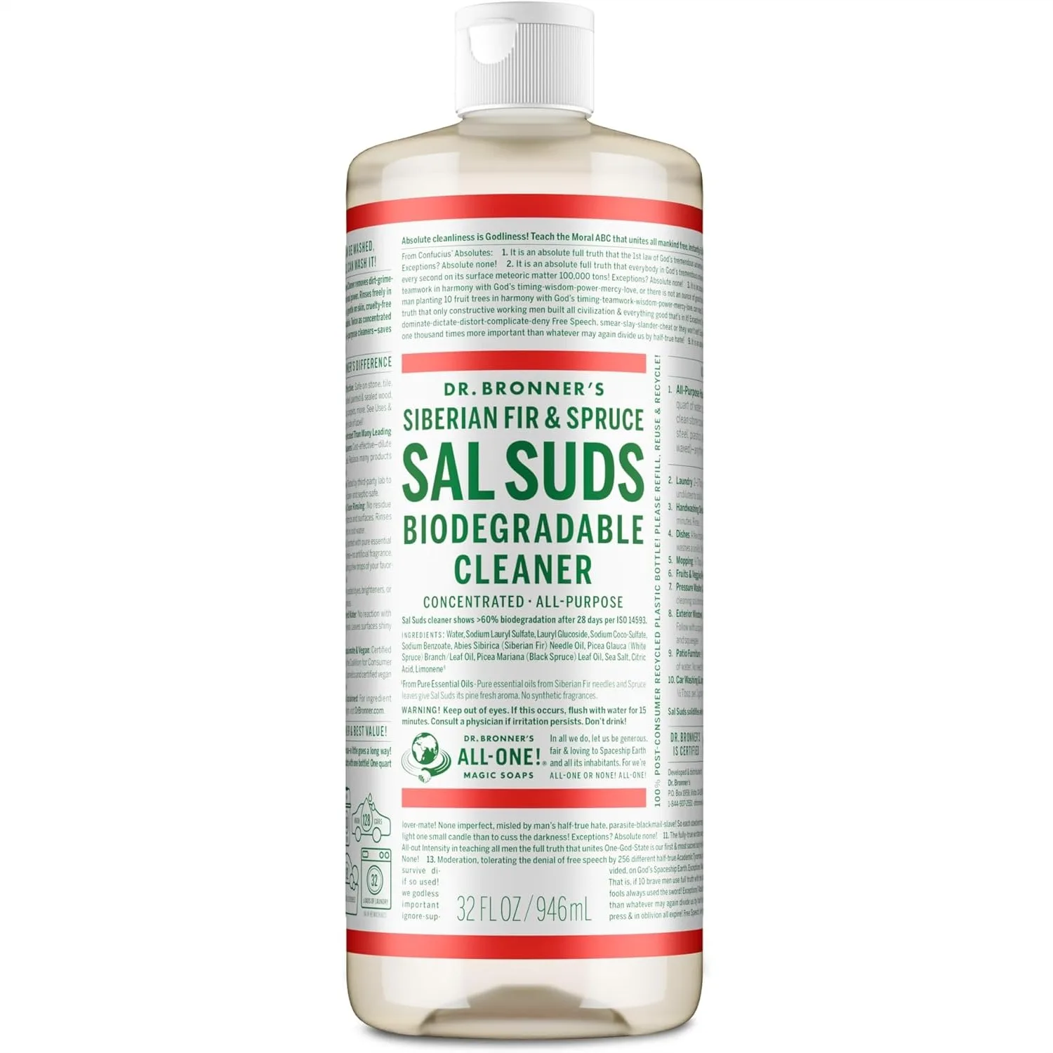 All Purpose Pine Mop Detergent for Floors, Laundry & Dishes, Multi-Surface Concentrate, Heavy-Duty Degreaser 32 oz
All Purpose Pine Mop Detergent for Floors, Laundry & Dishes, Multi-Surface Concentrate, Heavy-Duty Degreaser 32 oz