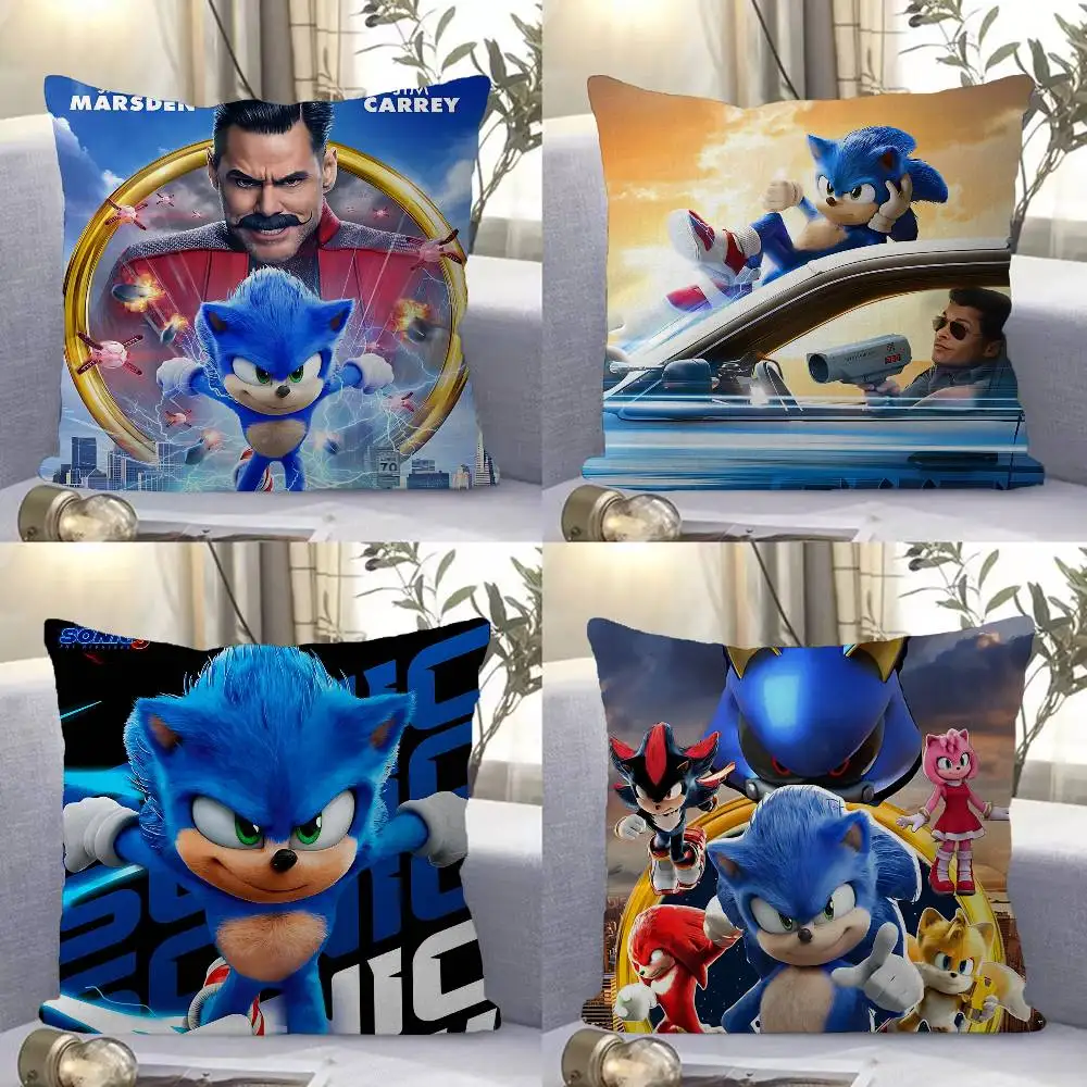 Movie Cartoon S-sonic Pillow Cover Sofa Cushion Cover Home Room Decoration Children Gift
Movie Cartoon S-sonic Pillow Cover Sofa Cushion Cover Home Room Decoration Children Gift