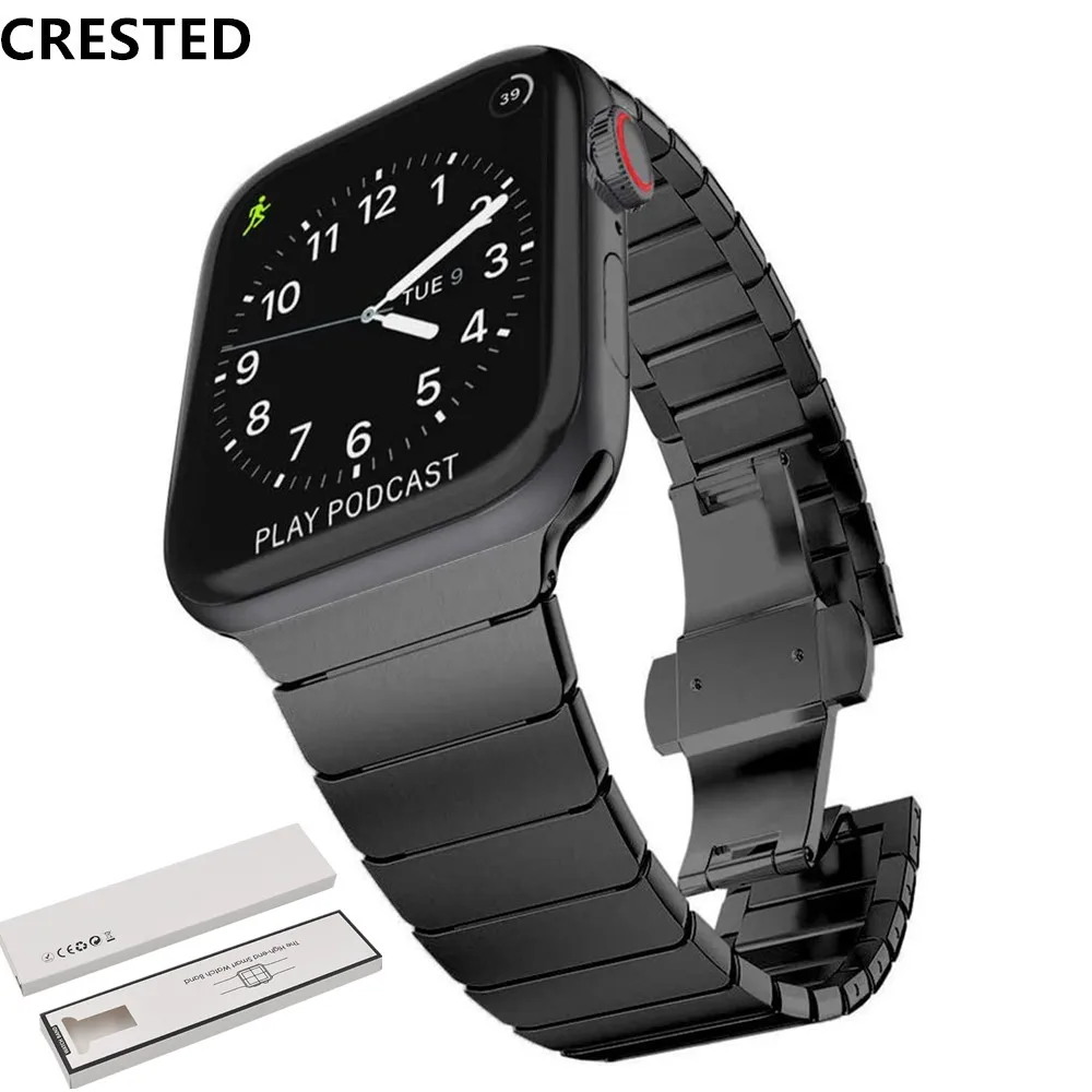 Коробка + браслет из нержавеющей стали для Apple watch band 44 мм/42 мм 45 мм/41 мм, роскошный звеньевой браслет correa 40 мм 38 мм iwatch 5 3 4 SE 6 7
Коробка + браслет из нержавеющей стали для Apple watch band 44 мм/42 мм 45 мм/41 мм, роскошный звеньевой браслет correa 40 мм 38 мм iwatch 5 3 4 SE 6 7