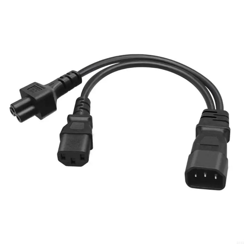 594A 32cm IEC320 C14 to IEC320 C5+IEC320 C13 AC-Power Extension Cable Adapter Cord
594A 32cm IEC320 C14 to IEC320 C5+IEC320 C13 AC-Power Extension Cable Adapter Cord