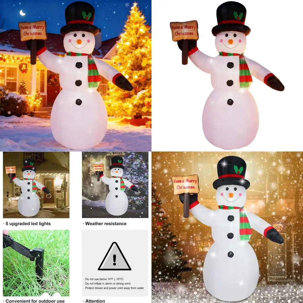 Гигантский 8-футовый светодиодный надувной снеговик на Рождество, лужайку на открытом воздухе и домашний праздничный декор с знаком Веселого Рождества
Гигантский 8-футовый светодиодный надувной снеговик на Рождество, лужайку на открытом воздухе и домашний праздничный декор с знаком Веселого Рождества