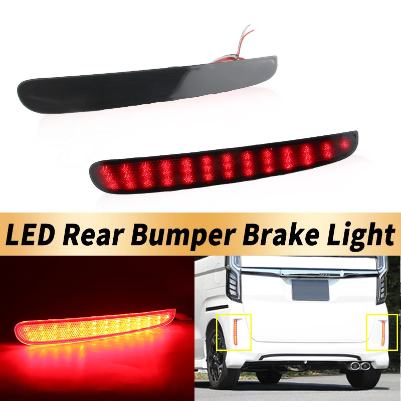 2PCS For Honda NBOX 2021-2024 Car LED Rear Bumper Light Rear Fog Lamp Parking Warning Reflector Tail lights Red Car Accessories
2PCS For Honda NBOX 2021-2024 Car LED Rear Bumper Light Rear Fog Lamp Parking Warning Reflector Tail lights Red Car Accessories