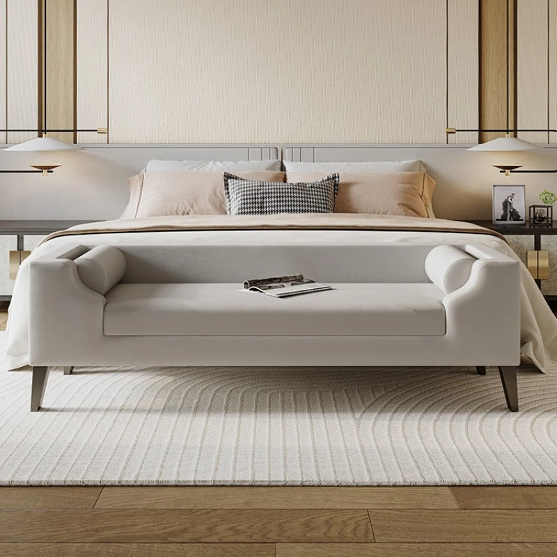 American bedroom end stool simple fabric bedside stool bed sofa bed changing room long sofa stool
American bedroom end stool simple fabric bedside stool bed sofa bed changing room long sofa stool