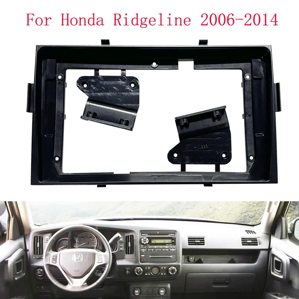 9-дюймовый автомобильный радиоприемник для Honda Ridgeline 2006-2014 2 Din Fascia DVD-плеер, рамка для крепления на приборной панели, комплект рамки, проводной костюм 
9-дюймовый автомобильный радиоприемник для Honda Ridgeline 2006-2014 2 Din Fascia DVD-плеер, рамка для крепления на приборной панели, комплект рамки, проводной костюм