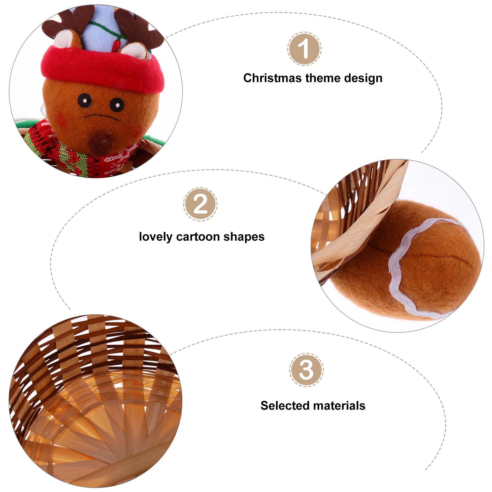 2 Pcs Candy Basket Xmas Storage Container Desktop Adornment Christmas Decoration Ornament Baskets Tabletop Gift
2 Pcs Candy Basket Xmas Storage Container Desktop Adornment Christmas Decoration Ornament Baskets Tabletop Gift