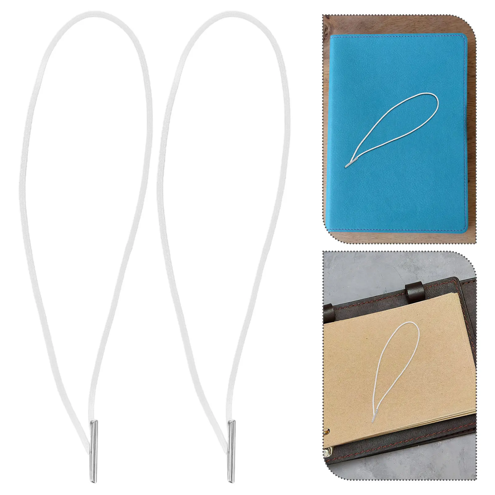 100Pcs White Elastic Band Round Stretch Cord 4.9 Inch Metal Fastener Binding Rope for Notebook Badge Craft DIY Mask Projects
100Pcs White Elastic Band Round Stretch Cord 4.9 Inch Metal Fastener Binding Rope for Notebook Badge Craft DIY Mask Projects