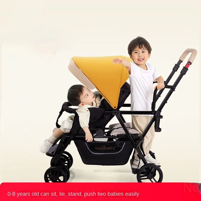 Twin Stroller Lightweight Two Child Warking Car Foldable Double Baby Four Wheels Stroller
Twin Stroller Lightweight Two Child Warking Car Foldable Double Baby Four Wheels Stroller