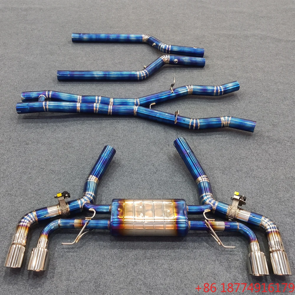 OBM High Quality Valvetronic Muffler Catback Exhaust Escape for M5/M6 F90 LCI 4.4TT 2018--Titanium Enhanced X/H Pipe NO
OBM High Quality Valvetronic Muffler Catback Exhaust Escape for M5/M6 F90 LCI 4.4TT 2018--Titanium Enhanced X/H Pipe NO