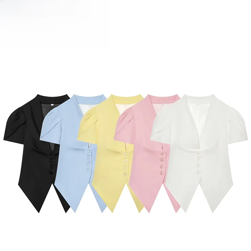 Fashionable Bubble Short Sleeve Slim Fit Women's Jacket ZR Summer New Arrival Versatile Outerwear Polyester Material Color
Fashionable Bubble Short Sleeve Slim Fit Women's Jacket ZR Summer New Arrival Versatile Outerwear Polyester Material Color