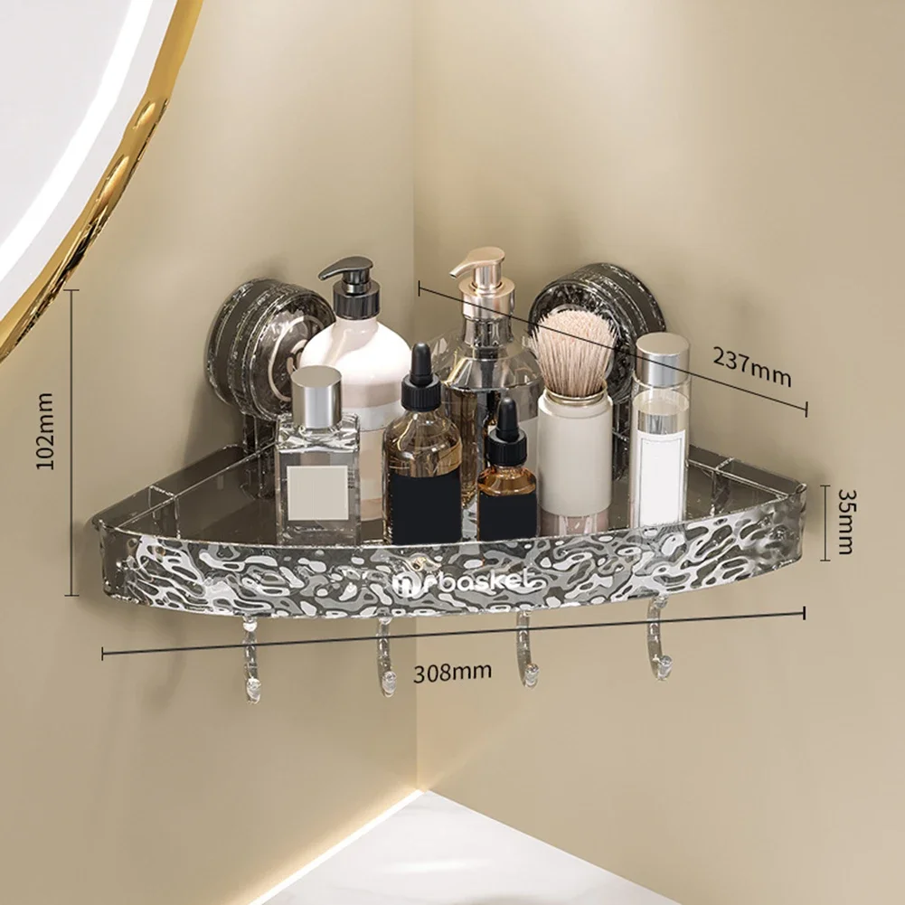 1PCS Acrylic Transparent Shower Storage Rack Punch Versatile Bathroom Shower Shelves Glacier Water Ripples Corner Shelf
1PCS Acrylic Transparent Shower Storage Rack Punch Versatile Bathroom Shower Shelves Glacier Water Ripples Corner Shelf