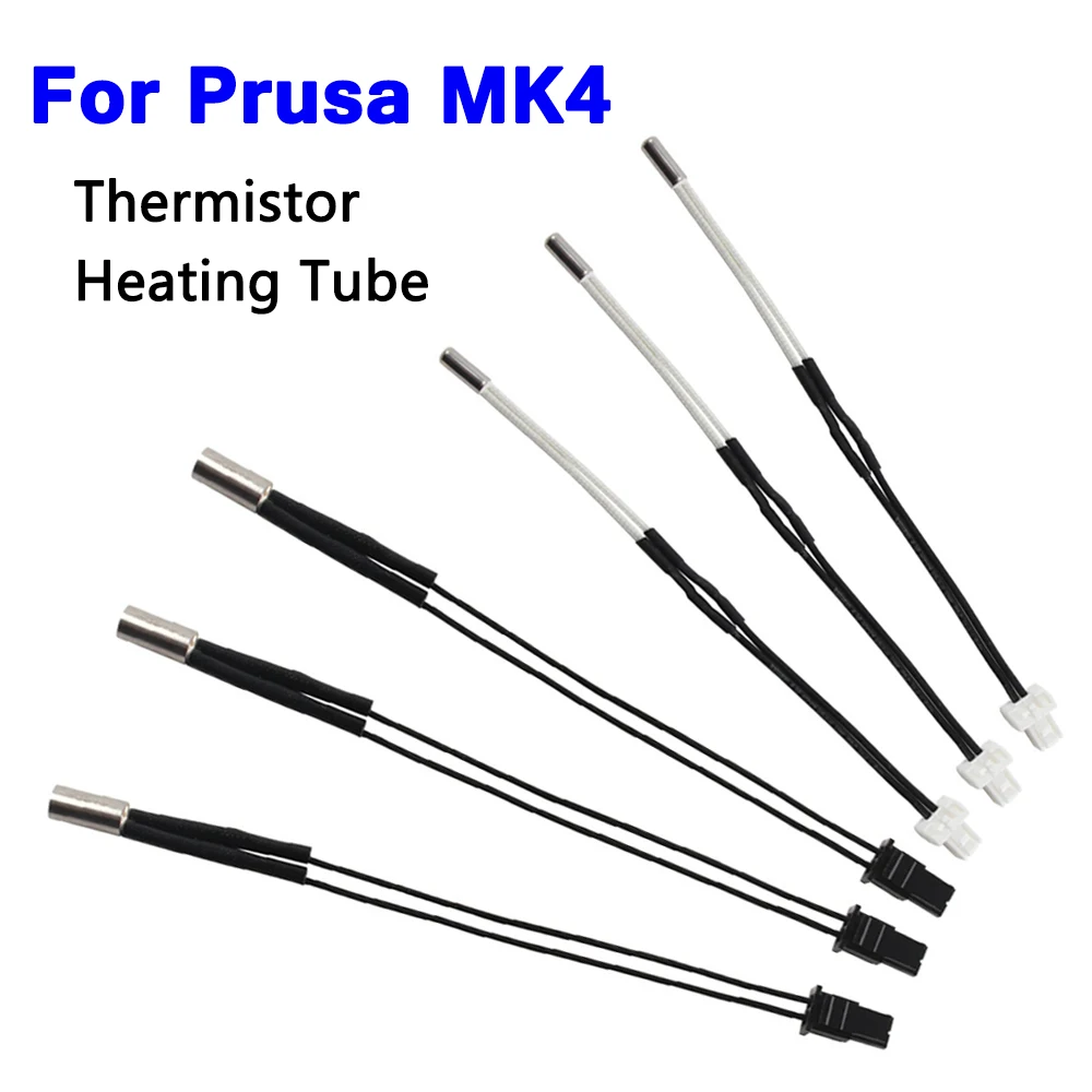 Термистор для Prusa MK4 Hotend, аксессуары, телющая трубка, картридж, нагреватель 24 В, 40 Вт для Prusa MK4, детали Hot End, термистор 
Термистор для Prusa MK4 Hotend, аксессуары, телющая трубка, картридж, нагреватель 24 В, 40 Вт для Prusa MK4, детали Hot End, термистор