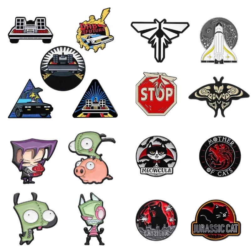 Anime Movie Collected Enamel Pins Cartoon alien Cat inspiration time machine Brooches Bag Lapel Badge Jewelry Gifts Friends
Anime Movie Collected Enamel Pins Cartoon alien Cat inspiration time machine Brooches Bag Lapel Badge Jewelry Gifts Friends