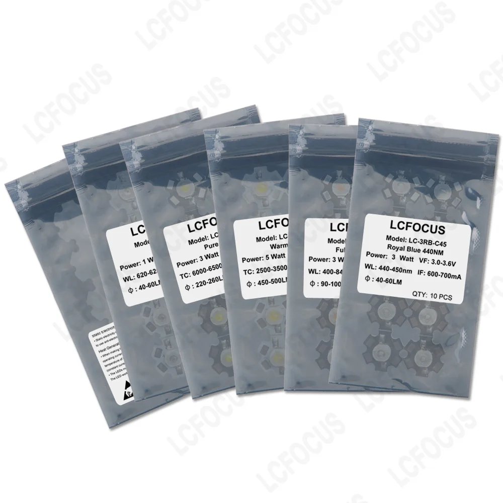 10pcs 1W 3W 5W LED Chip Warm Cold White Deep Red Green Royal Blue Yellow with 20mm Star PCB For Aquarium Grow Lamp Light Beads
10pcs 1W 3W 5W LED Chip Warm Cold White Deep Red Green Royal Blue Yellow with 20mm Star PCB For Aquarium Grow Lamp Light Beads
