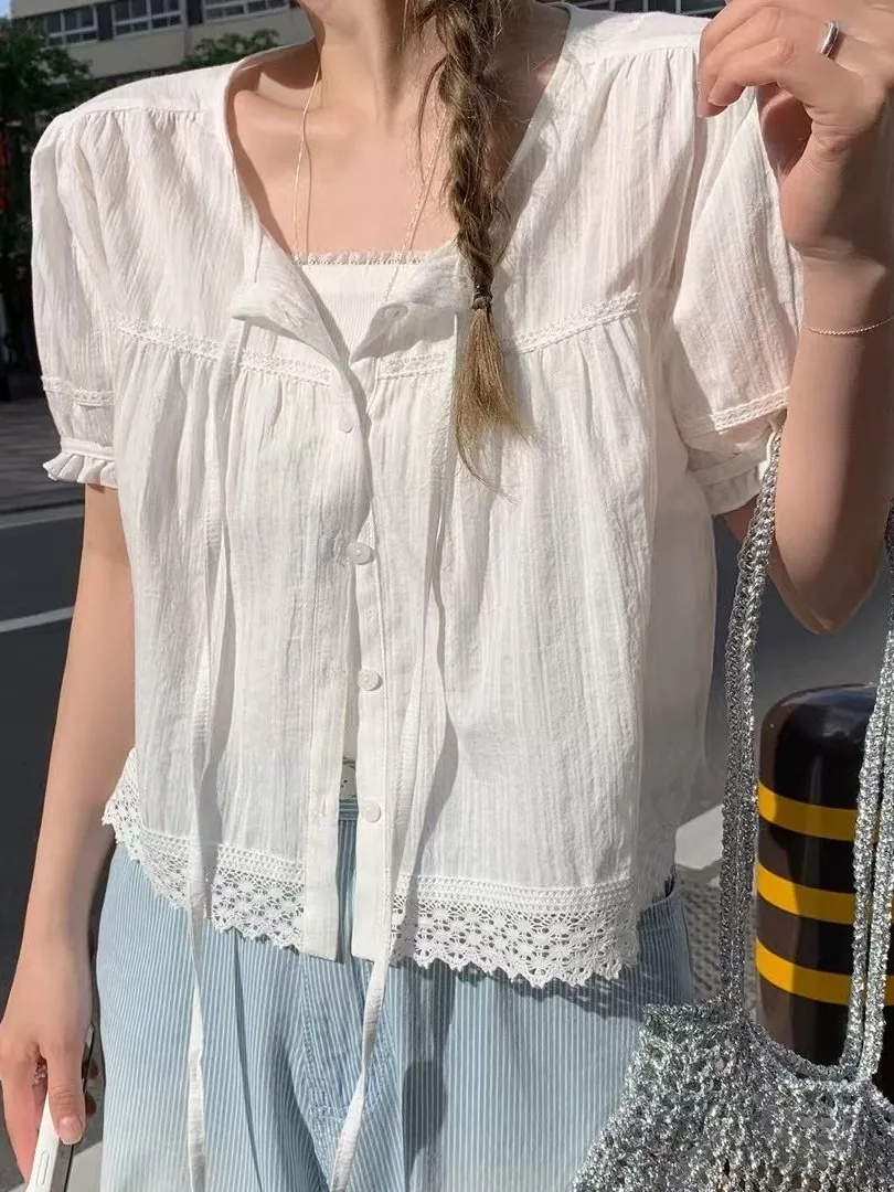 Korean Sle Fre And Sli Women's irt Single Button Belted Open Cardigan Ele Top for Summer New Arrival
Korean Sle Fre And Sli Women's irt Single Button Belted Open Cardigan Ele Top for Summer New Arrival