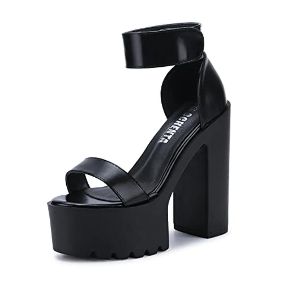 Womens Platform Sandals Chunky Block Heels Lug Sole Ankle Strap High Heel Open Toe Casual Dressy Party Shoes
Womens Platform Sandals Chunky Block Heels Lug Sole Ankle Strap High Heel Open Toe Casual Dressy Party Shoes
