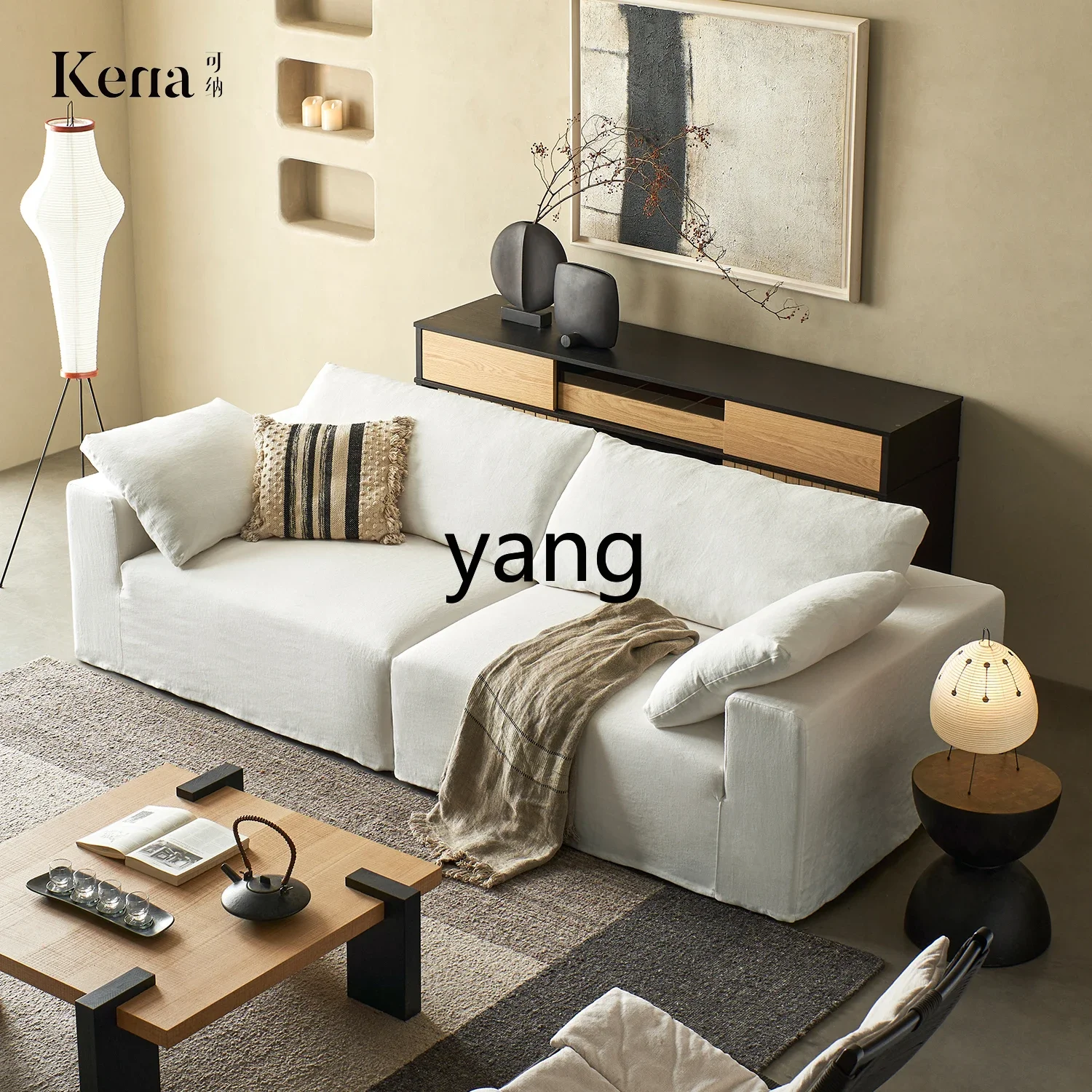 LTT fabric sofa removable and washable linen living room straight row large sitting depth three people
LTT fabric sofa removable and washable linen living room straight row large sitting depth three people