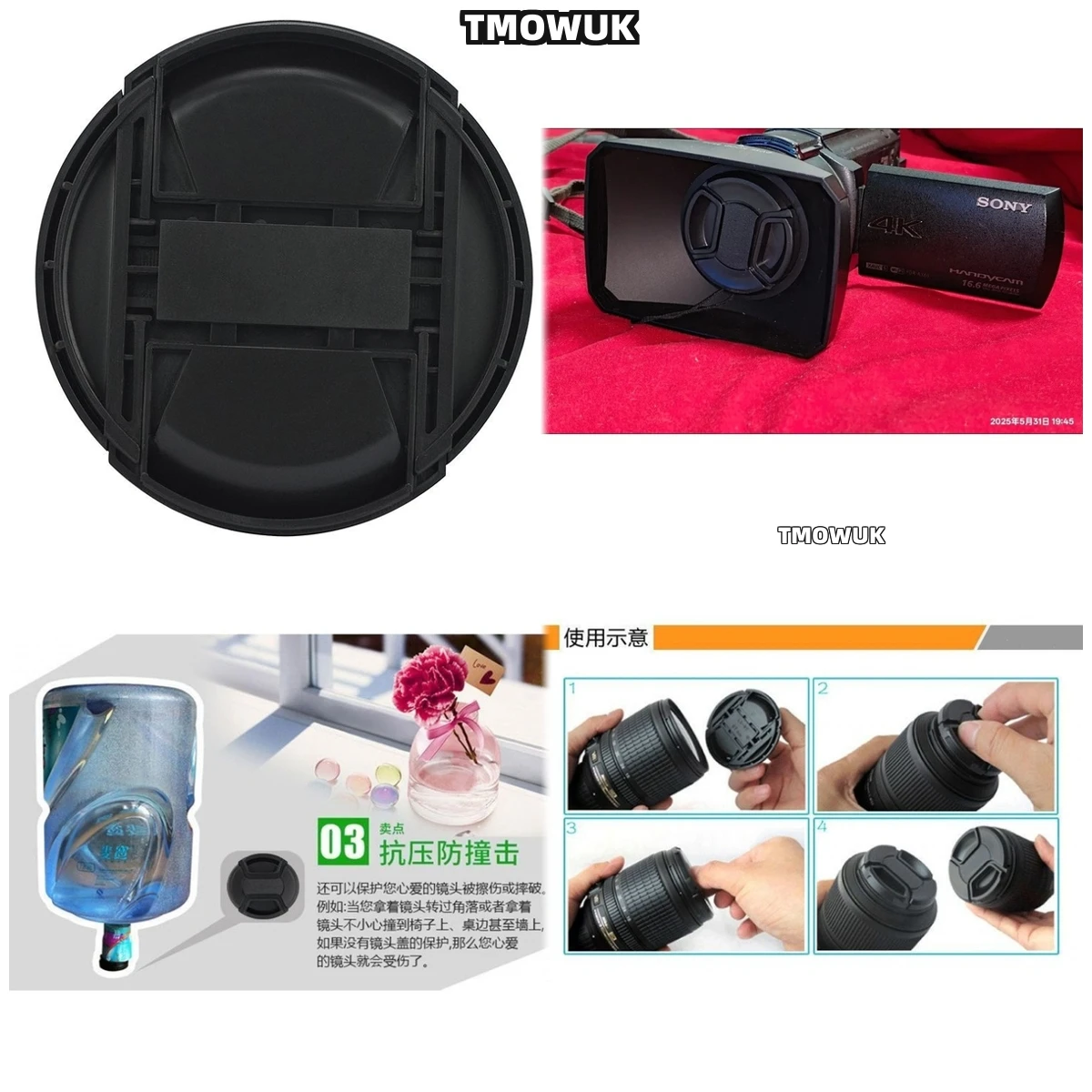 For OLYMPUS PEN E-P1234567 E-M IS100S IS1000 IS-3000 Camera Lens Cap Protective Cover Center Pinch Snap-on 49mm 52 55 58 62 67 7
For OLYMPUS PEN E-P1234567 E-M IS100S IS1000 IS-3000 Camera Lens Cap Protective Cover Center Pinch Snap-on 49mm 52 55 58 62 67 7