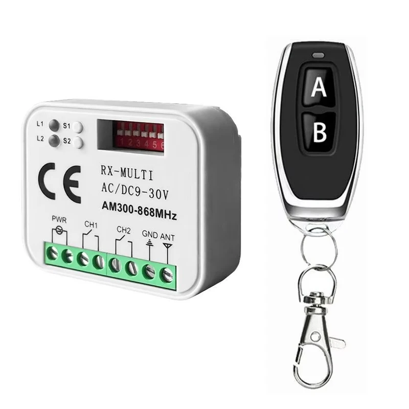 Многодиапазонный приемник 300–900 МГц RX-MULTI- Универсальный двунаправленный переключатель контроля доступа для ворот/Ararriers PresseYY33larla
Многодиапазонный приемник 300–900 МГц RX-MULTI- Универсальный двунаправленный переключатель контроля доступа для ворот/Ararriers PresseYY33larla