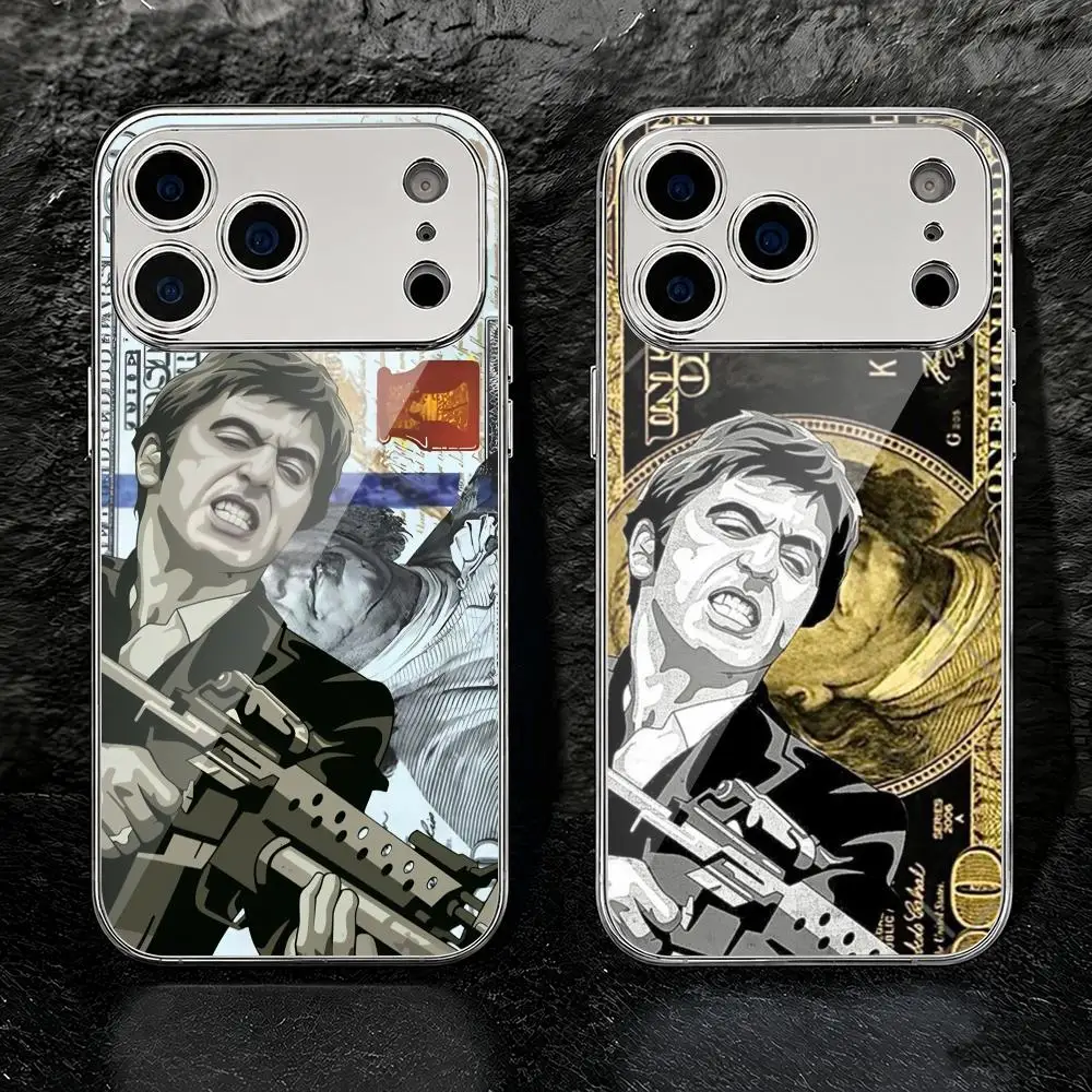 Cool Design S-ScarfaceS Phone Case For iPhone 17 16 15 14 13 12 Pro Max Plus Electroplated Metal Frame Slim Anti-Slip Cover
Cool Design S-ScarfaceS Phone Case For iPhone 17 16 15 14 13 12 Pro Max Plus Electroplated Metal Frame Slim Anti-Slip Cover