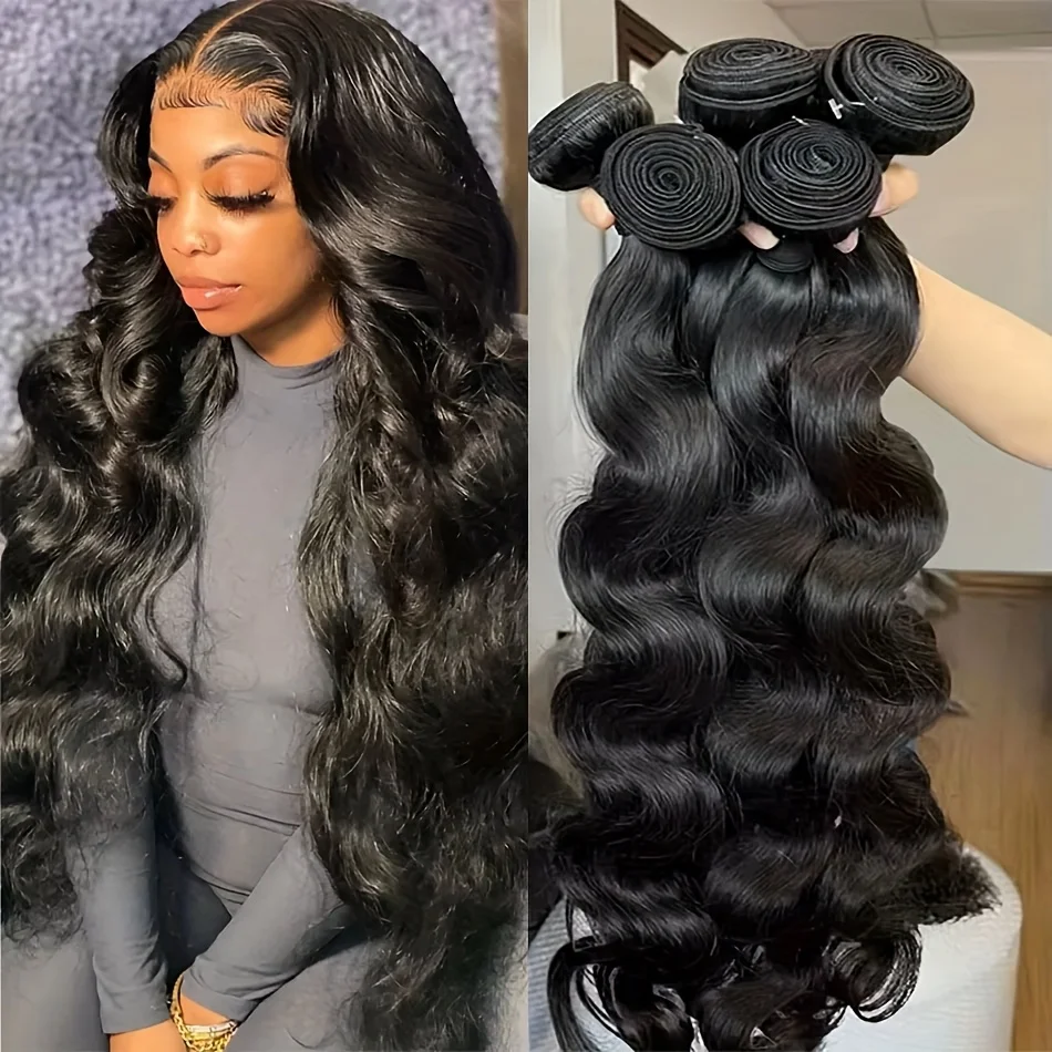 Набор из 1 пучка натуральных волос для наращивания, подходит для женщин - пучки волос с эффектом естественной волны и бесшовным слиянием.
Набор из 1 пучка натуральных волос для наращивания, подходит для женщин - пучки волос с эффектом естественной волны и бесшовным слиянием.