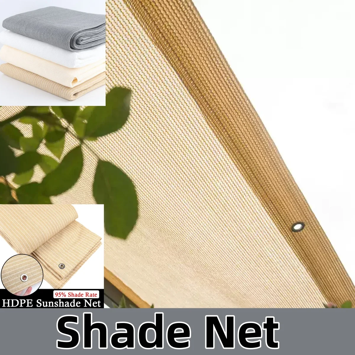 HDPE Thickened Beige Sunshade Net New Style Home Balcony Net Plant Courtyard Outdoor Sunshade Net Heat Insulation Net
HDPE Thickened Beige Sunshade Net New Style Home Balcony Net Plant Courtyard Outdoor Sunshade Net Heat Insulation Net