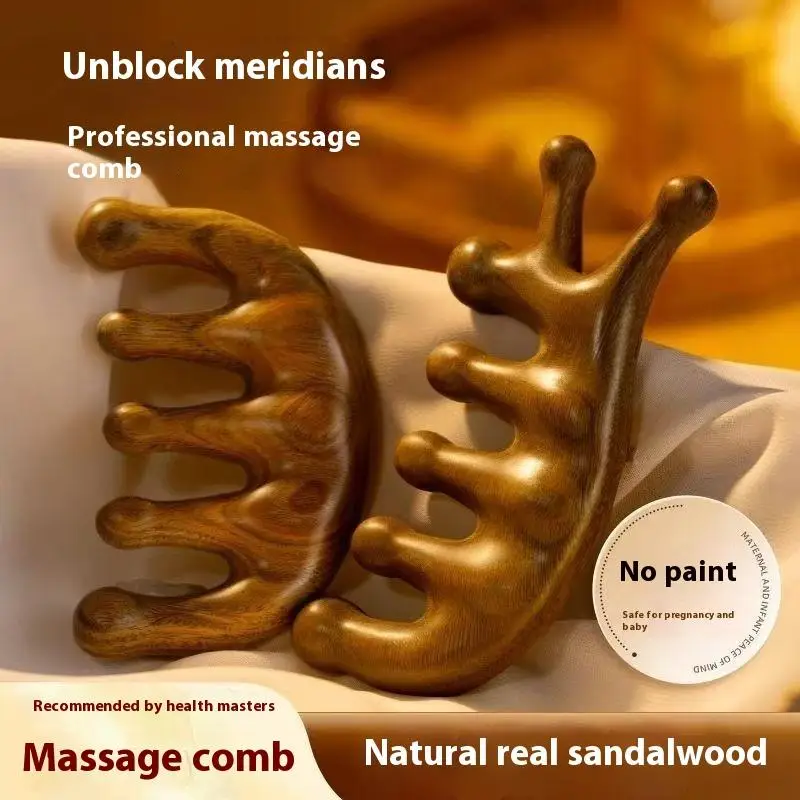 Meridian Massage Comb Five-Tooth Handleless Chinese Acupuncture Head Comb Blood Circulation Sandalwood Scalp Meridian Comb
Meridian Massage Comb Five-Tooth Handleless Chinese Acupuncture Head Comb Blood Circulation Sandalwood Scalp Meridian Comb