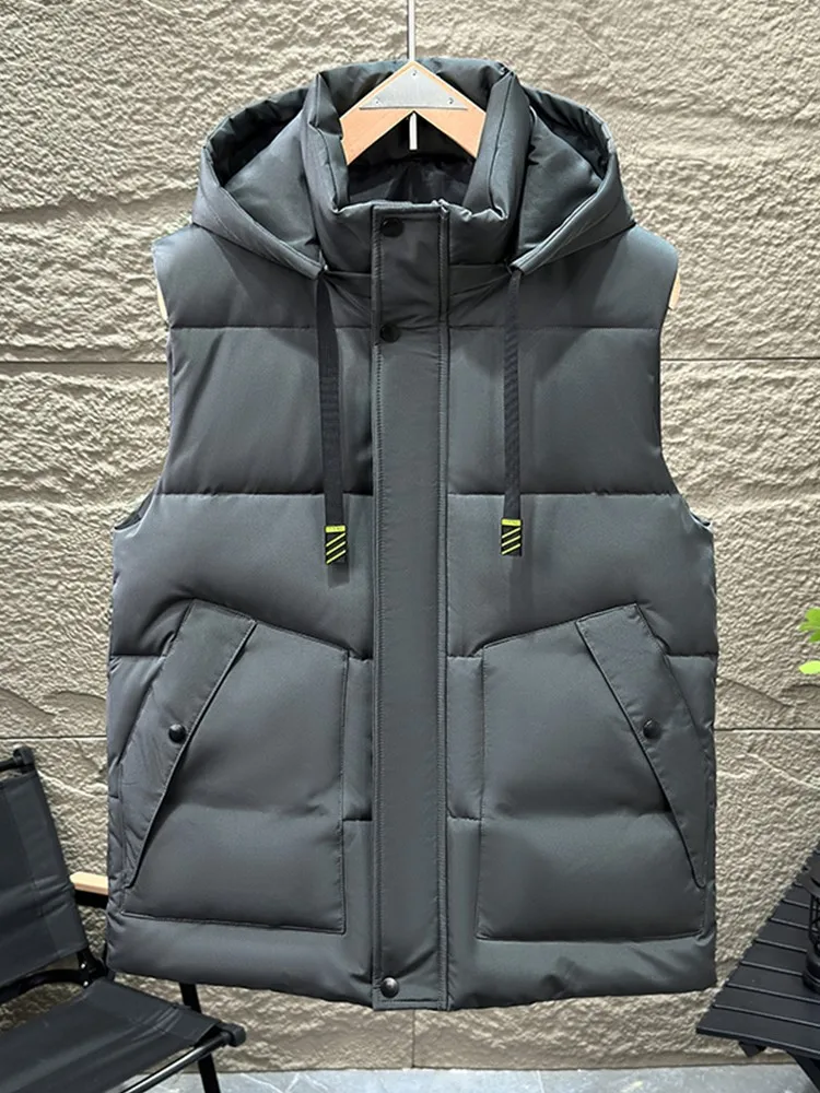 Мужской пуховый хлопковый жилет Thi, теплый джет с капюшоном, повседневная зимняя верхняя одежда, цветная молодежная мода с застежкой-молнией
Мужской пуховый хлопковый жилет Thi, теплый джет с капюшоном, повседневная зимняя верхняя одежда, цветная молодежная мода с застежкой-молнией