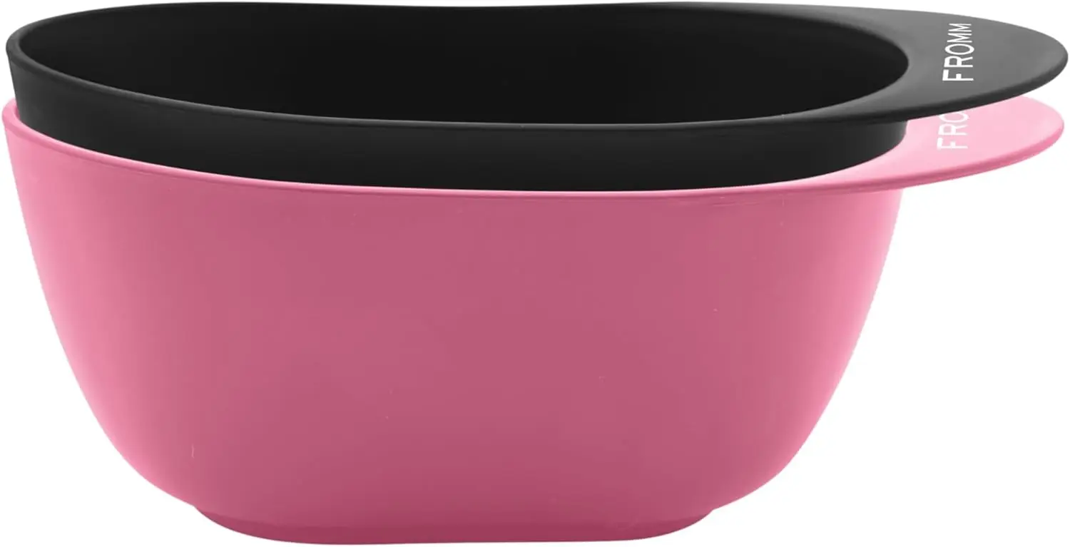 XL Oval Mixing Bowl Set 21 oz, Salon Color Bowls for Stylists, Spill Proof, Fuchsia & Black, 2-Pack
XL Oval Mixing Bowl Set 21 oz, Salon Color Bowls for Stylists, Spill Proof, Fuchsia & Black, 2-Pack