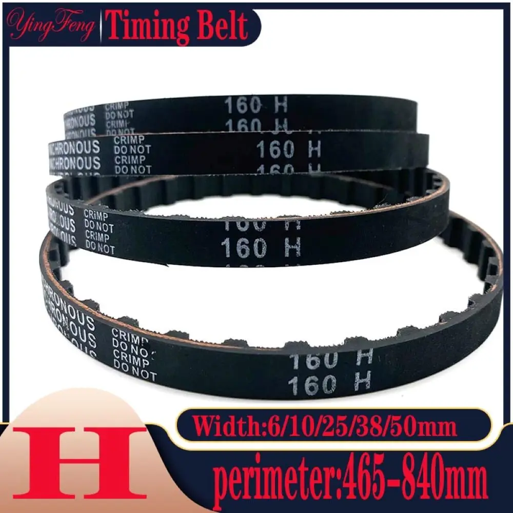 H-Type Rubber Synchronous Belt, pitch12.7mm Trapezoidal Circumference 465-840mm, Width 6/10/25/38/50mm, Industrial Transmission
H-Type Rubber Synchronous Belt, pitch12.7mm Trapezoidal Circumference 465-840mm, Width 6/10/25/38/50mm, Industrial Transmission