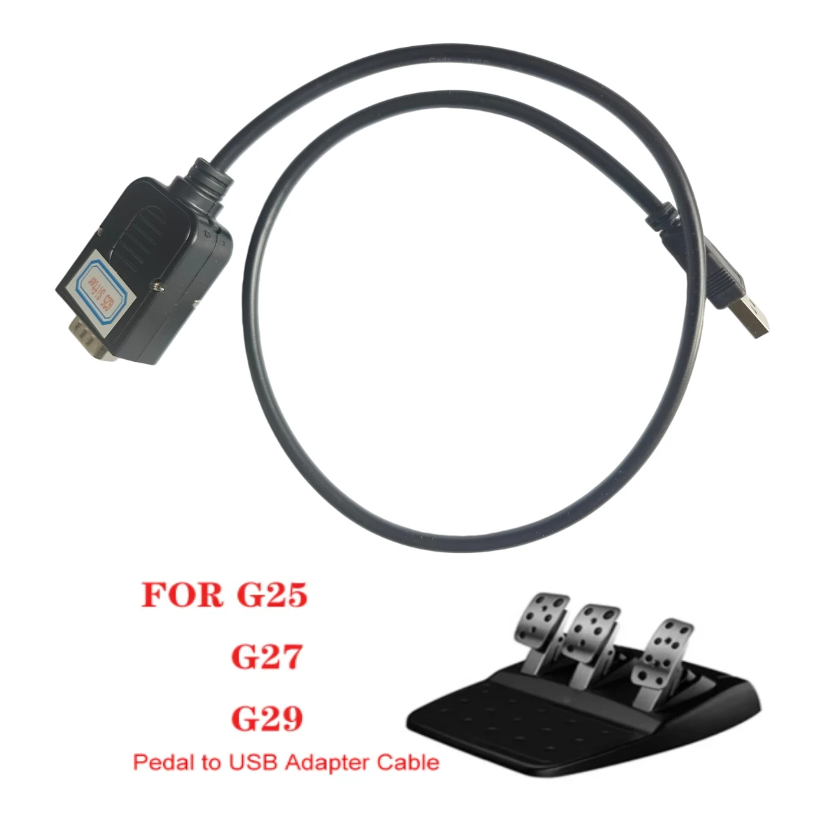 G29 G27 G25 Pedal to USB Adapter Cable Converter for Logitech G29 G27 G25 pedal DIY Modification Parts MOD
G29 G27 G25 Pedal to USB Adapter Cable Converter for Logitech G29 G27 G25 pedal DIY Modification Parts MOD