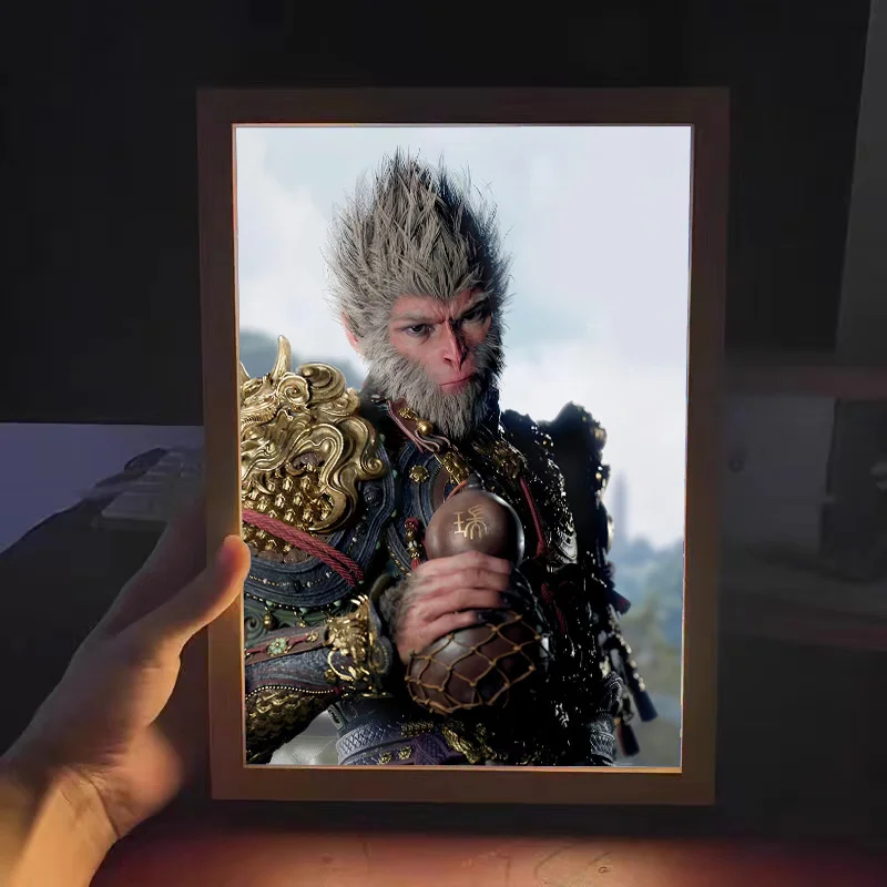 2024 Halloween/Christmas Black Myth Wukong Light Painting Esports Decoration Painting Nightlight Photo Frame Stage
2024 Halloween/Christmas Black Myth Wukong Light Painting Esports Decoration Painting Nightlight Photo Frame Stage