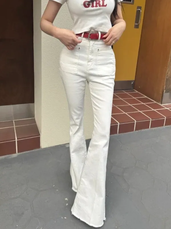 Comfortable High Waist Denim Pants Women's Fashion Slimming Trendy New Arrival Pocket Detail Casual Long Trousers
Comfortable High Waist Denim Pants Women's Fashion Slimming Trendy New Arrival Pocket Detail Casual Long Trousers