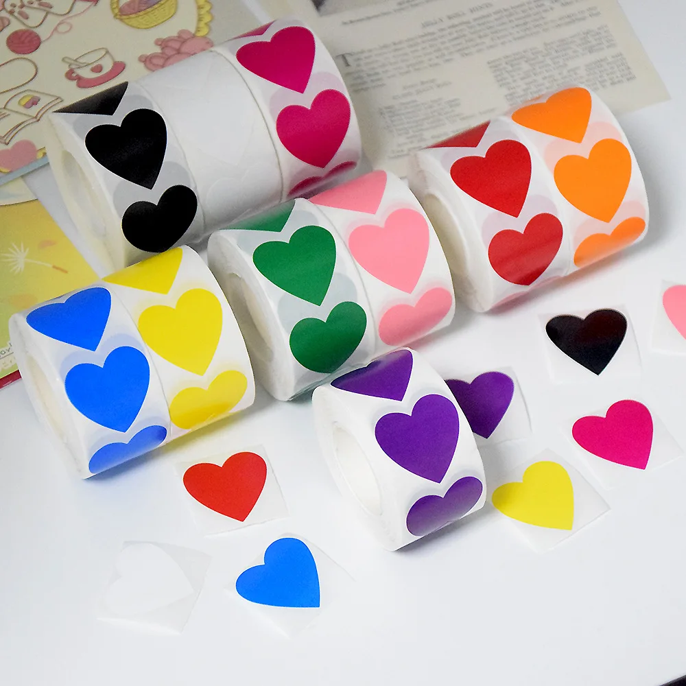 Heart Red Stickers seal labels 500pcs Labels stickers scrapbooking for Package and wedding decoration stationery sticker
Heart Red Stickers seal labels 500pcs Labels stickers scrapbooking for Package and wedding decoration stationery sticker
