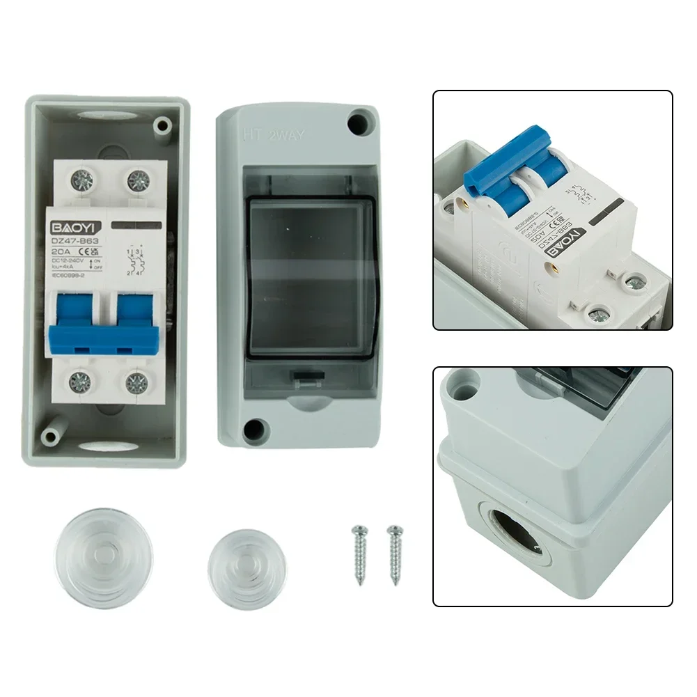 Circuit Breaker Keep your solar power systems running smoothly with this high quality DC circuit breaker switch box
Circuit Breaker Keep your solar power systems running smoothly with this high quality DC circuit breaker switch box