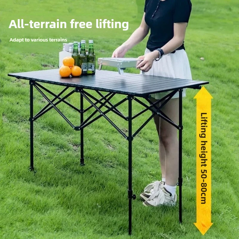 Outdoor Folding Table, Adjustable Chicken Rolls Table, Multi-function Lifting Picnic Table, Elevated Stall Tables,Camping Tables
Outdoor Folding Table, Adjustable Chicken Rolls Table, Multi-function Lifting Picnic Table, Elevated Stall Tables,Camping Tables