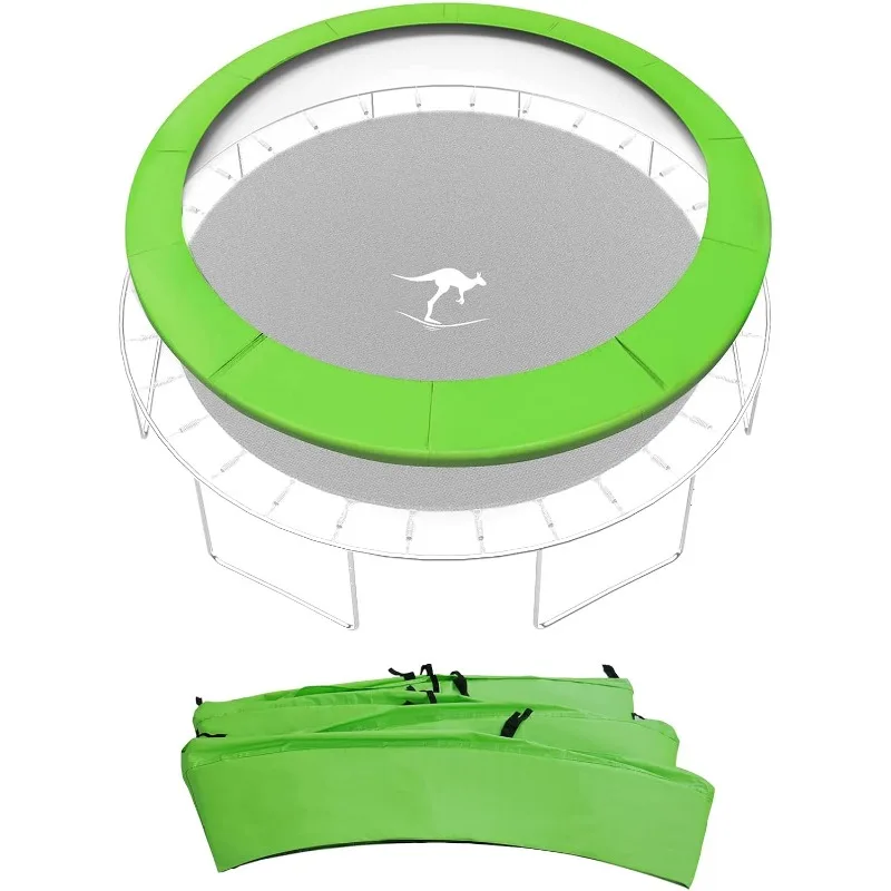 Kangaroo Hoppers Universal 14FT Trampoline Replacement Safety Pad, Waterproof Surround Spring Foam Cover for Round Frame
Kangaroo Hoppers Universal 14FT Trampoline Replacement Safety Pad, Waterproof Surround Spring Foam Cover for Round Frame