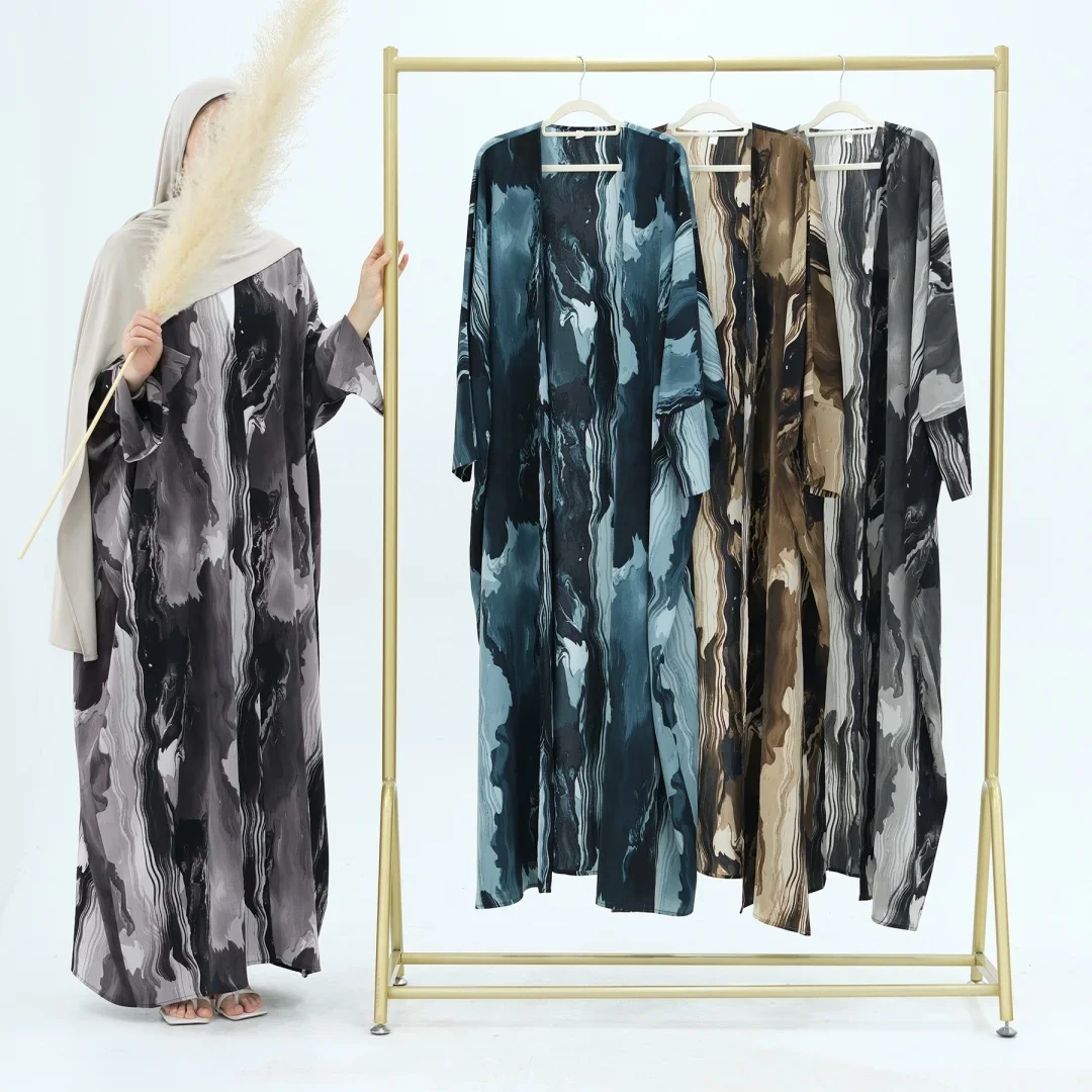 Ramadan Eid Maxi Tie-dye Batwing Open Kimono Abaya Damen Dubai Muslim Abayas For Women Kaftan Islamic Clothing Kebaya Robe Femme
Ramadan Eid Maxi Tie-dye Batwing Open Kimono Abaya Damen Dubai Muslim Abayas For Women Kaftan Islamic Clothing Kebaya Robe Femme
