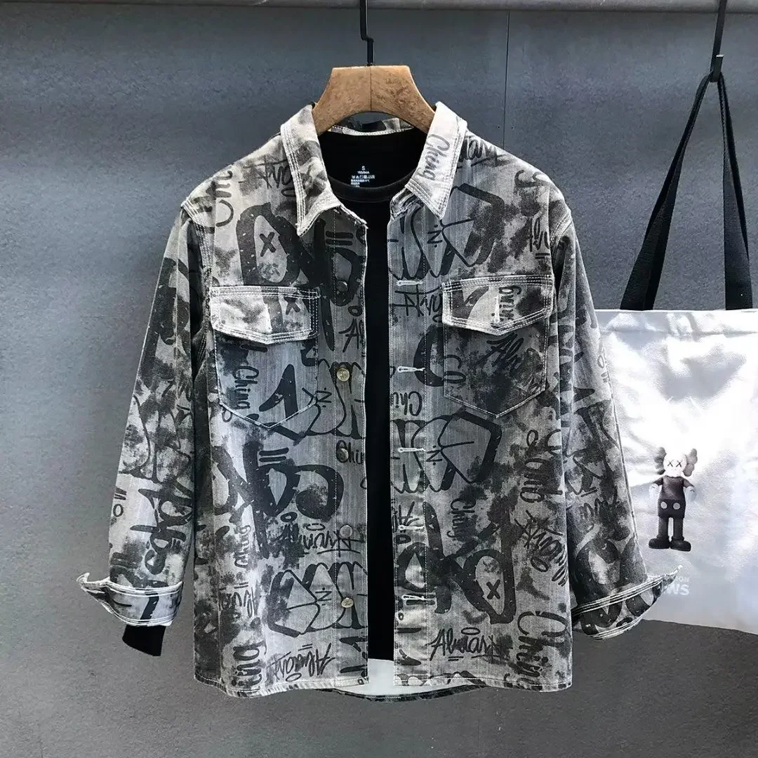 Spring and Autumn Fashion Brand Workwear Shirt Jacket Men's Denim Coat Men's Japanese-Style Retro Ins Loose Trendy Top
Spring and Autumn Fashion Brand Workwear Shirt Jacket Men's Denim Coat Men's Japanese-Style Retro Ins Loose Trendy Top