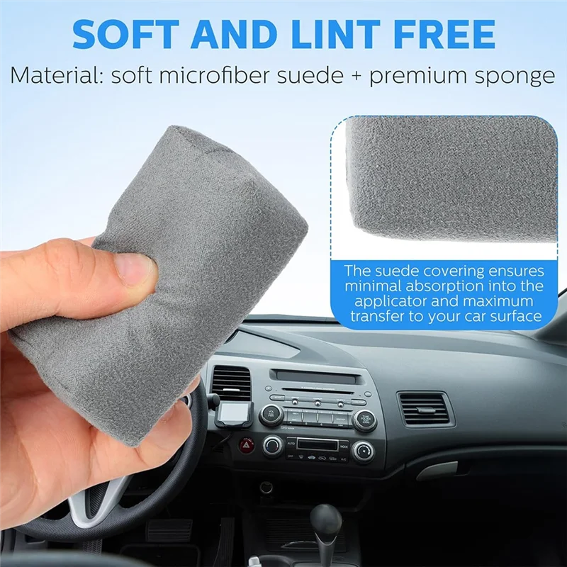 【OFF-SHELF】 Coating For Car Waxing Suede Microfiber Applicator Pads For Detailed Work
【OFF-SHELF】 Coating For Car Waxing Suede Microfiber Applicator Pads For Detailed Work