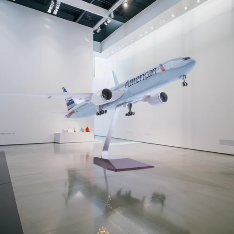 1:157 Scale Large 777 Aircraft Model Resin B777 American Airlines 47CM B777 Aircraft Model Die-cast with LED Lights
1:157 Scale Large 777 Aircraft Model Resin B777 American Airlines 47CM B777 Aircraft Model Die-cast with LED Lights