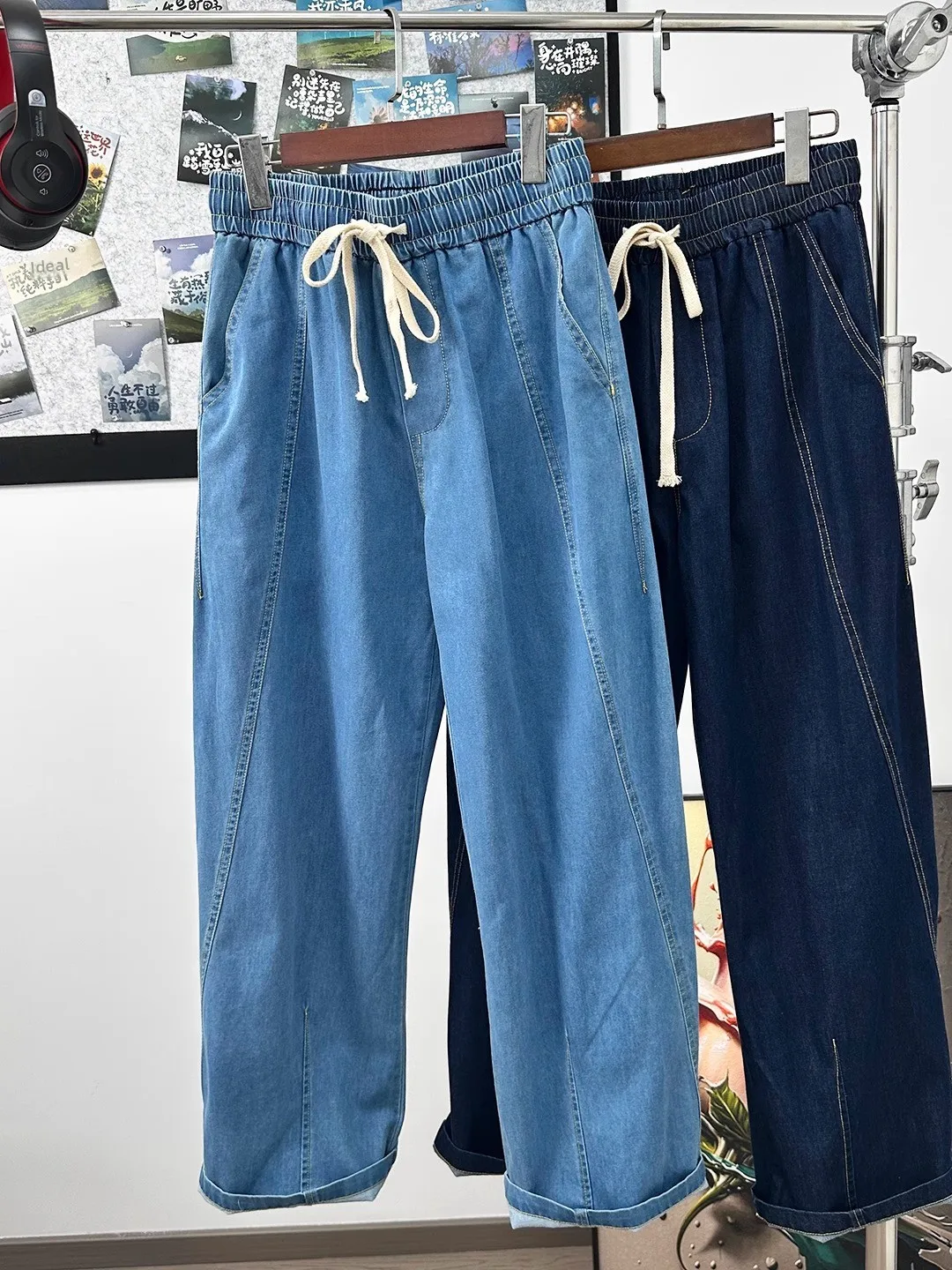 Summer Men's Slim Fit High Waist Wide Leg Cotton Denim Jeans Casual Straight Tube Pants Modern Sle Loose Comfortable Trousers
Summer Men's Slim Fit High Waist Wide Leg Cotton Denim Jeans Casual Straight Tube Pants Modern Sle Loose Comfortable Trousers
