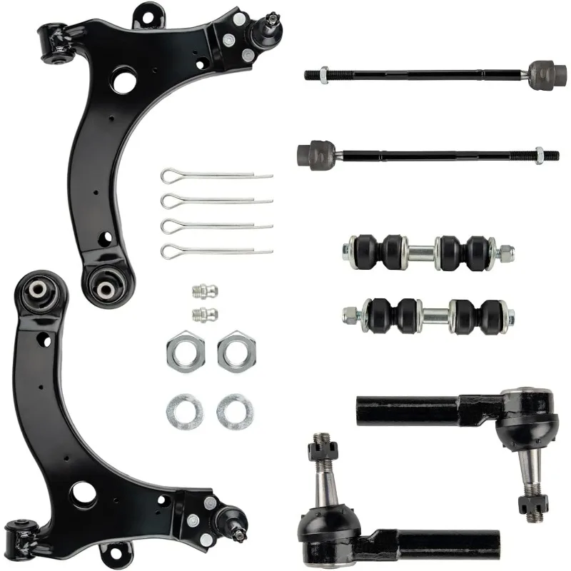 Torchbeam 8Pcs Front Lower Control Arms, Suspension Kit with Ball Joint Tie Rods Sway Bar
Torchbeam 8Pcs Front Lower Control Arms, Suspension Kit with Ball Joint Tie Rods Sway Bar