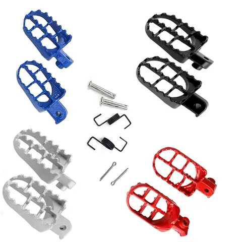 Motorcycle Foot Pegs Rests Footpegs 1 pair for Yamaha PW50 80 TW200 for XR50R CRF50 CRF70 CRF80 CRF100F