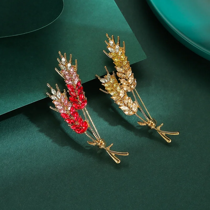 2PC Women's Wheat Corsage Brooch High-end Light Luxury Exquisite Fashion High-end Suit Coat Corsage Pin Accessories
2PC Women's Wheat Corsage Brooch High-end Light Luxury Exquisite Fashion High-end Suit Coat Corsage Pin Accessories
