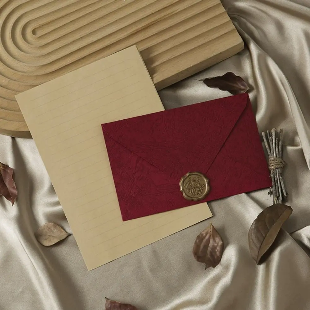 1set with Paint Prints Envelopes Set with Letter Bronzed Seal Blessing Thank Envelope Sheepskin Envelope Vintage
1set with Paint Prints Envelopes Set with Letter Bronzed Seal Blessing Thank Envelope Sheepskin Envelope Vintage